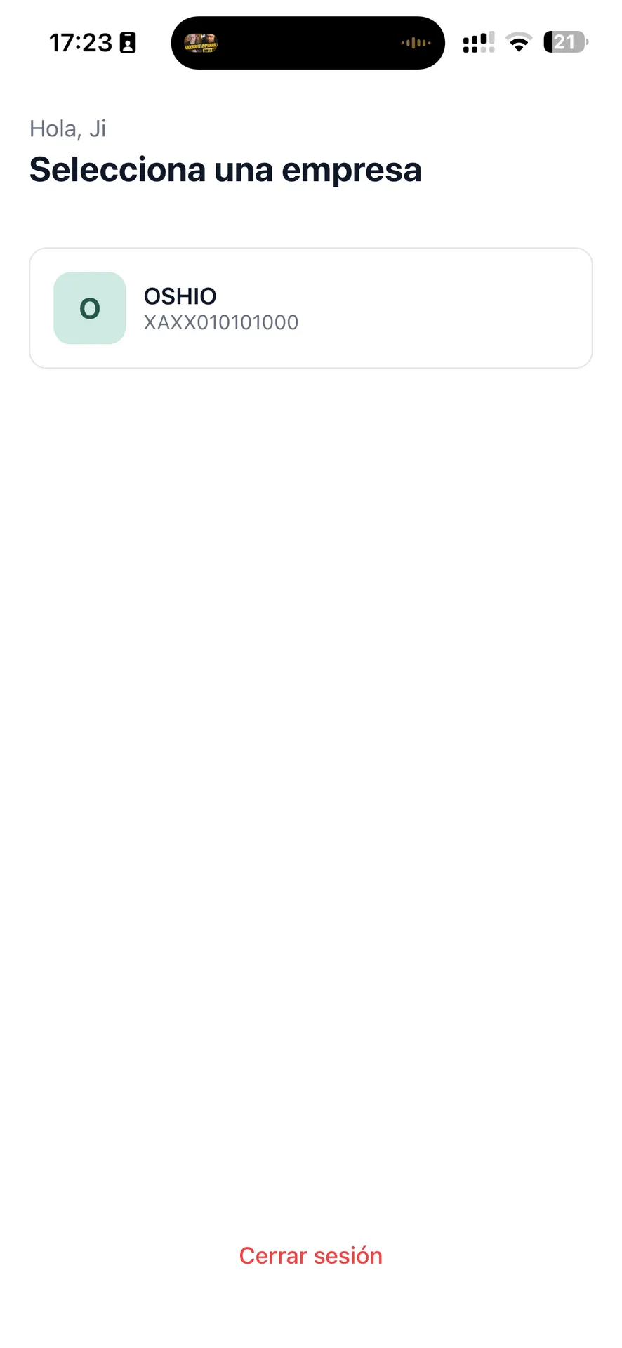 Selección de Empresa